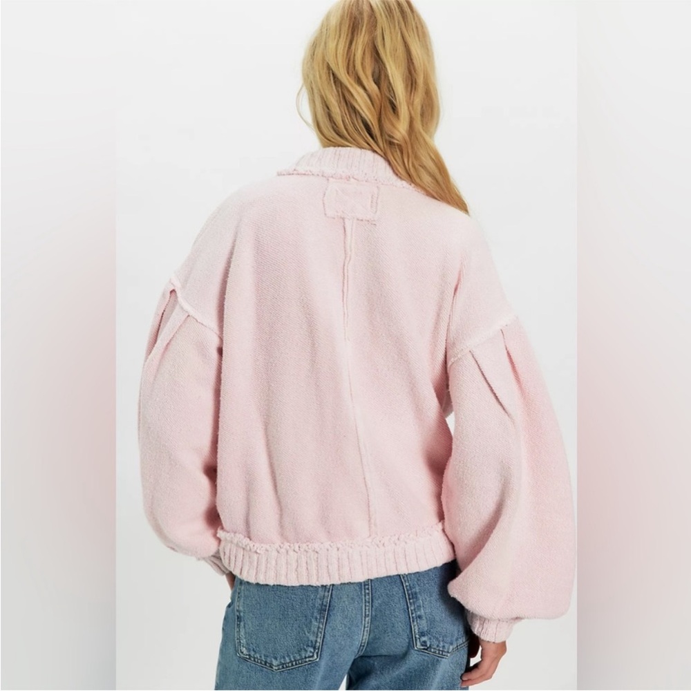 Free People Cute In This Cardi Primrose Pink - Picture 4 of 10